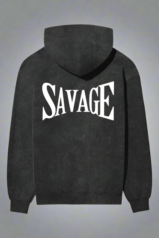 SAVAGE ACIDWASHED HOODIE
