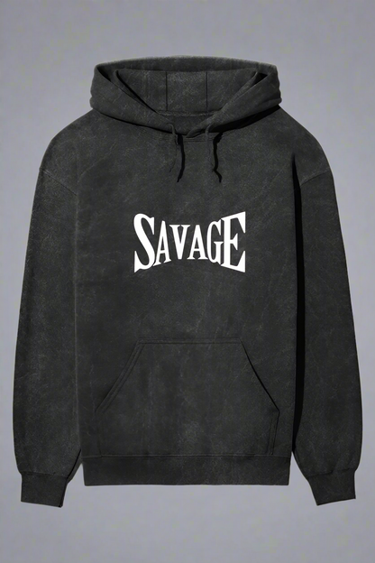 SAVAGE ACIDWASHED HOODIE