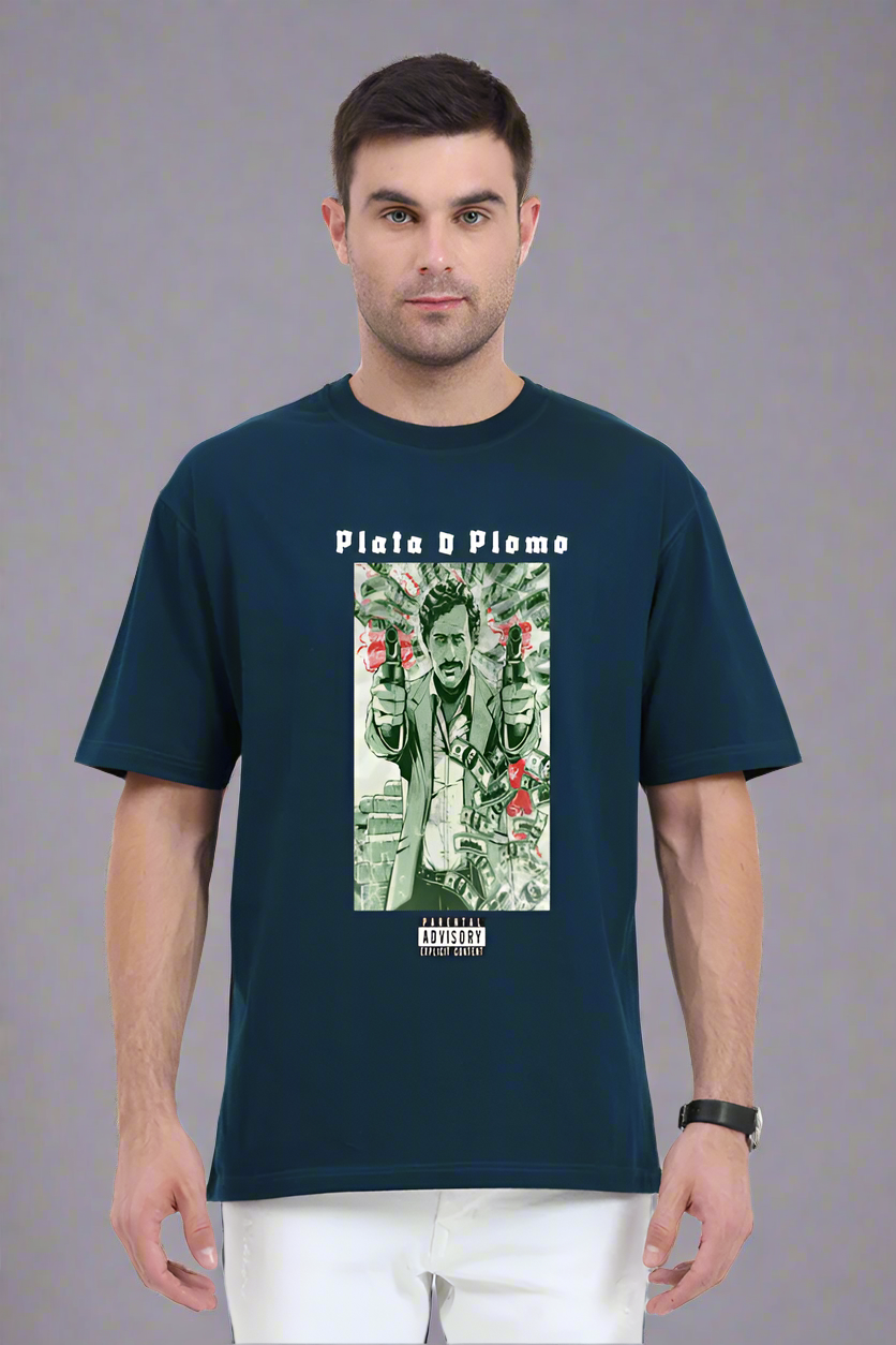 Plata O Plomo Oversized T-Shirt | Premium Graphic Streetwear
