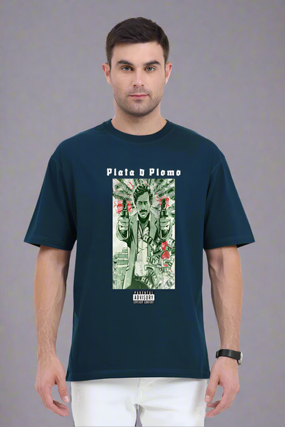 Plata O Plomo Oversized T-Shirt | Premium Graphic Streetwear