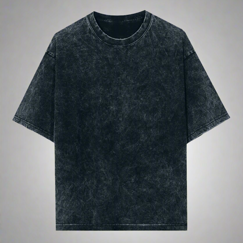 Tiger Bloom Acid Washed Oversized T-Shirt