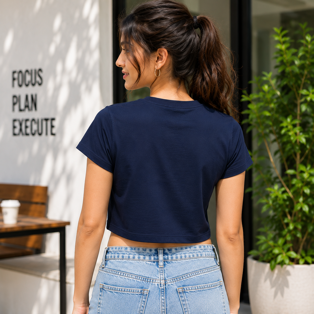404 Crop T-Shirt | Premium Women's Graphic Crop Tee