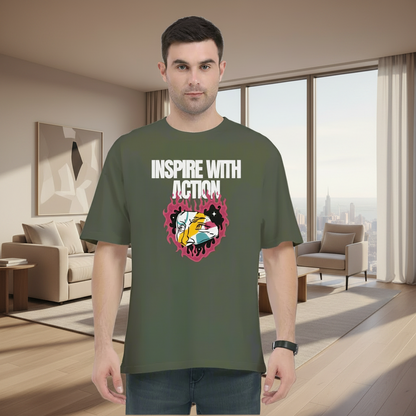 Inspire Oversized T-Shirt | Premium Unisex Motivational Streetwear