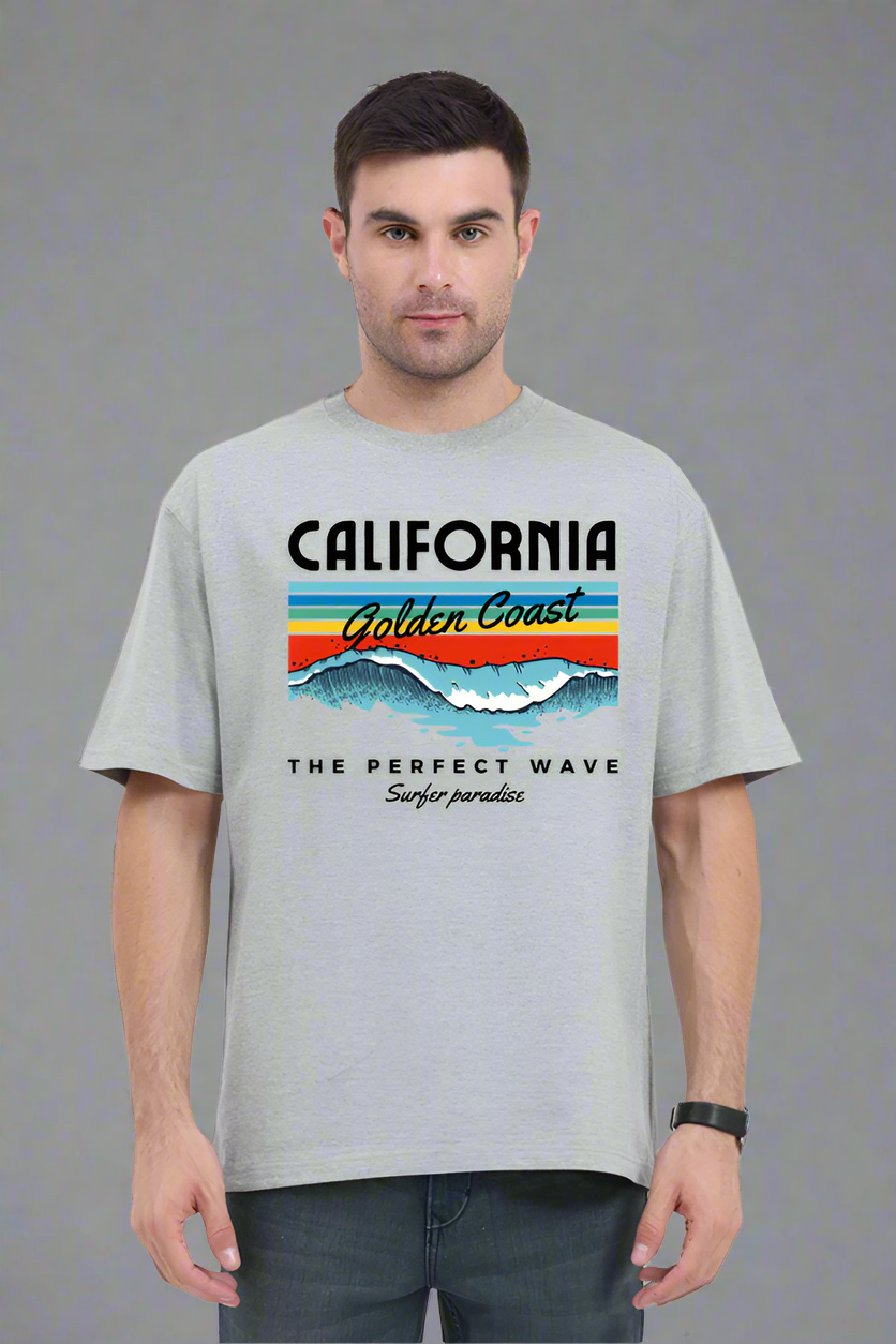 California Waves Oversized T-Shirt | Premium Coastal Streetwear