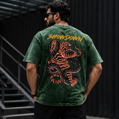 Showdown Acid Washed Oversized T-Shirt
