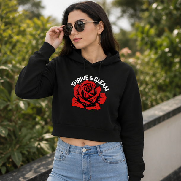 Thrive & Gleam | Stylish Women's Graphic Hoodie