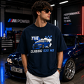 E39 M5 Oversized T-Shirt | Premium Car-Culture Streetwear – Navy