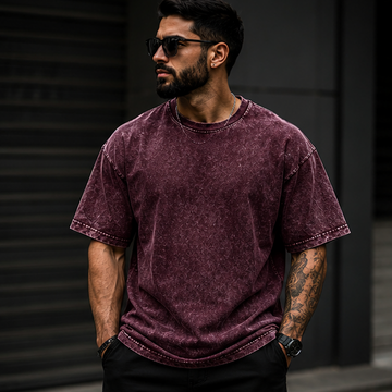 Feeling Acid Washed Oversized T-Shirt