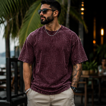 Feeling Acid Washed Oversized T-Shirt