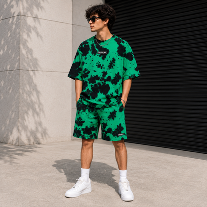 Tie-Dye Oversized T-Shirt & Shorts Co-Ord Set | Premium Cotton Streetwear