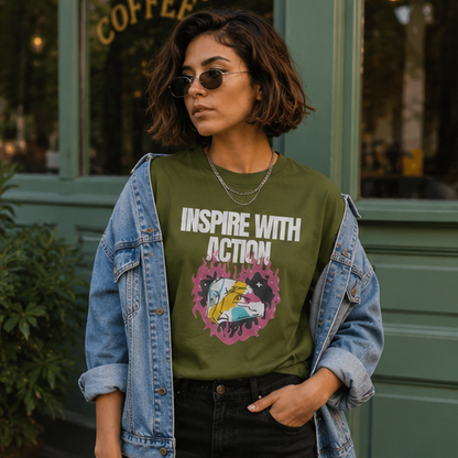 Inspire Oversized T-Shirt | Premium Unisex Motivational Streetwear
