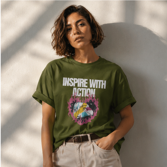 Inspire Oversized T-Shirt | Premium Unisex Motivational Streetwear