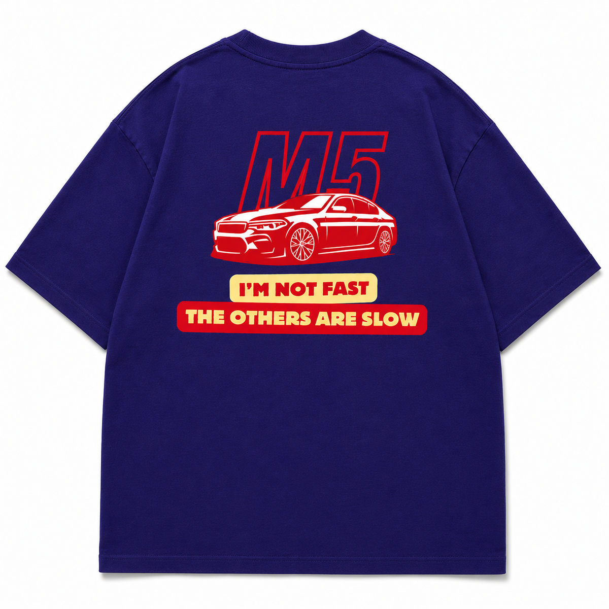 M5 Oversized T-Shirt | Premium Performance-Car Streetwear – Purple