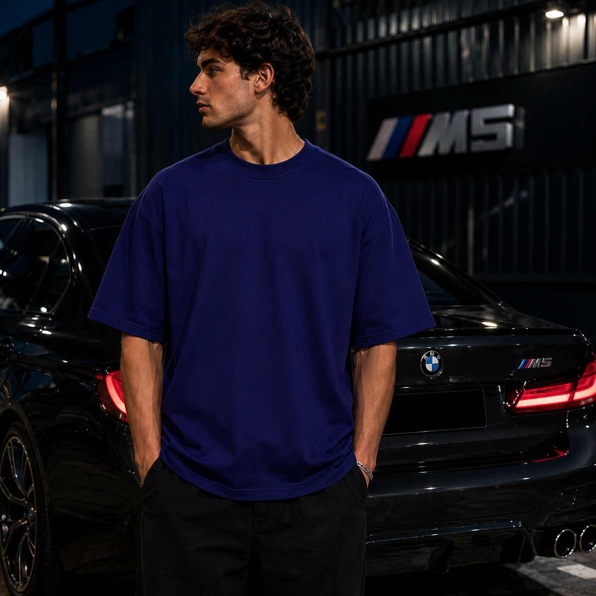 M5 Oversized T-Shirt | Premium Performance-Car Streetwear – Purple