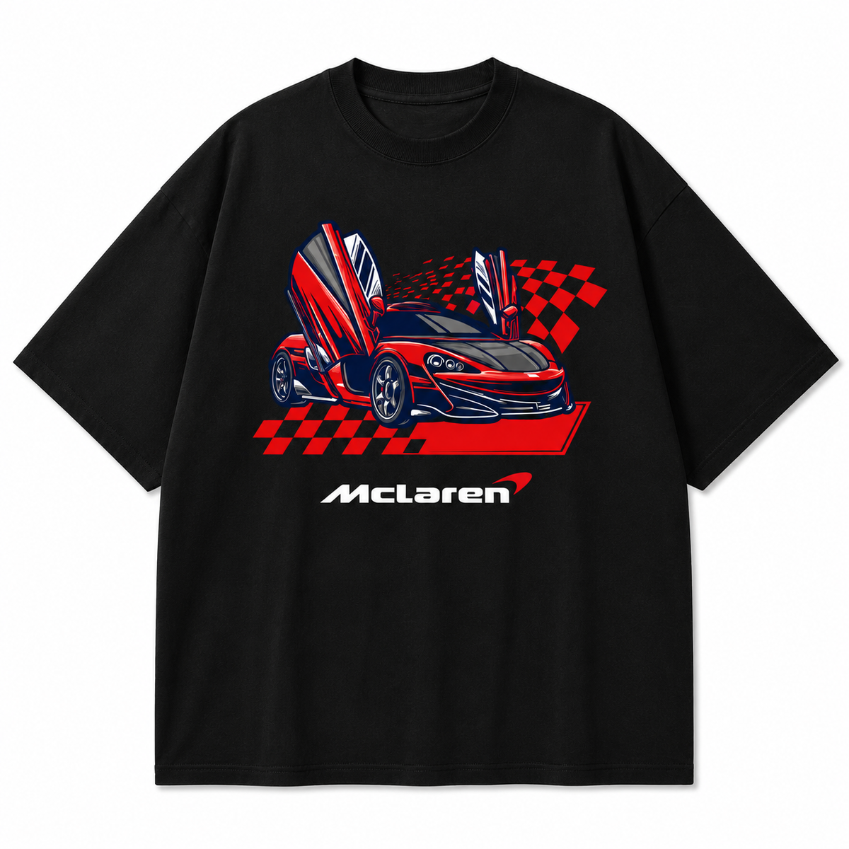 McLaren Oversized T-Shirt | Premium Supercar Streetwear – Black