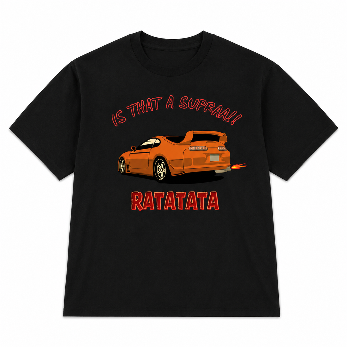 Supra Oversized T-Shirt | Premium JDM Car-Culture Streetwear – Black