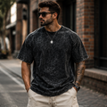 Tiger Bloom Acid Wash Oversized T-Shirt | Graphic Streetwear Tee