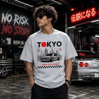 Tokyo Drive Classic Oversized T-Shirt | JDM Automotive Streetwear